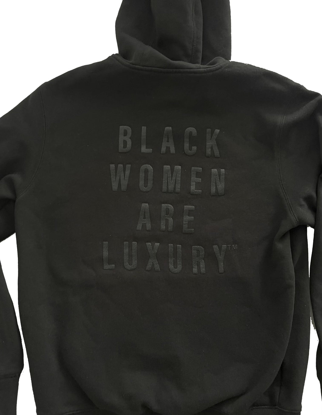 Black Women Are Luxury Unisex Sweatshirt Back Design