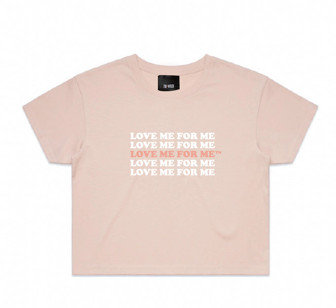 Love Me for Me Cropped Tee